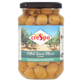 Crespo Pitted Green Olives in Brine, 354g
