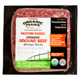 Organic Prairie Frozen Pastured Ground Beef 85/15 16oz