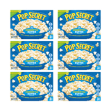 6ct Pop Secret Homestyle Butter Microwavable Popcorn 3ct 9.6oz