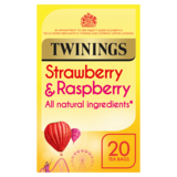Twinings Strawberry & Raspberry Tea, 20s