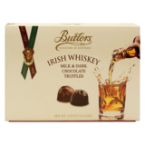 Butler's Irish Whiskey Milk & Dark Chocolate Truffles 4.4oz