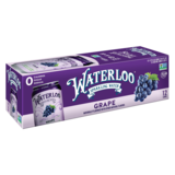 Waterloo Sparkling Grape Water 12pk 12oz Can