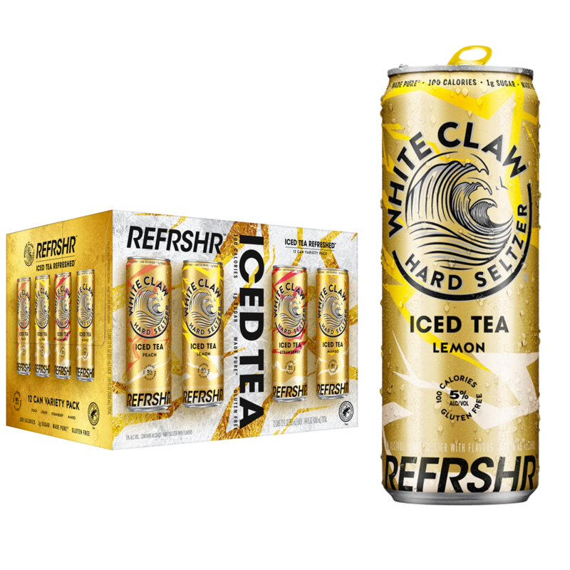 White Claw REFRSHR Iced Tea Variety 12pk 12oz Can 5.0% ABV ...