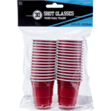 Amscan 2oz Red Shot Glass 30pk