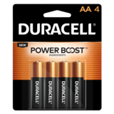4ct Duracell 4ct Coppertop AA Battery