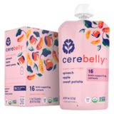 Cerebelly Organic Spinach Apple Sweet Potato Baby Puree 4oz 6pk
